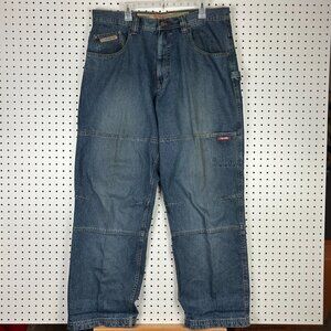 Pepe Jeans 38x33 Carpenter Y2K Baggy Streetwear Skate Wide Leg Work Wear 90s